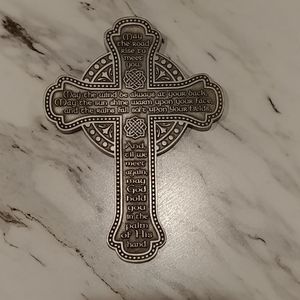 Irish Prayer Metal Cross